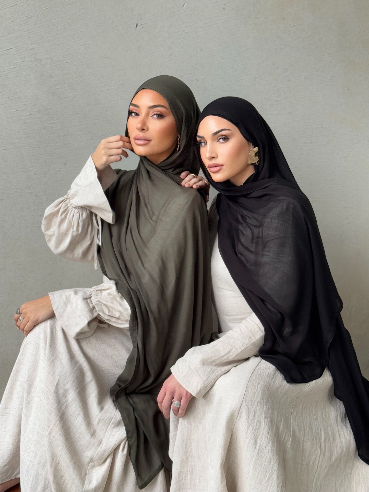 Hijab en modal onyx